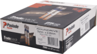 PASLODE IMPLUSE NAIL 75 X 3.06 PLN SHANK - BRIGHT - BX( 2500)